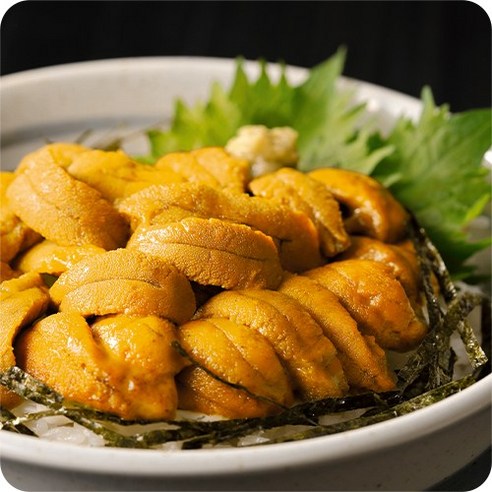 [당일조업] 고급 식재료 국내산 성게알 우니 100g, 6개