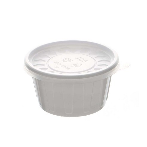 더담다 일회용 소스컵 백색 105mm (중) 232 300개입, 1개