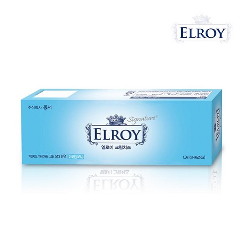 동서shop 엘로이 크림치즈 1.36kg [부드럽고 담백한] [카페 레스토랑 샌드위츠 피자 홈파티], 6개