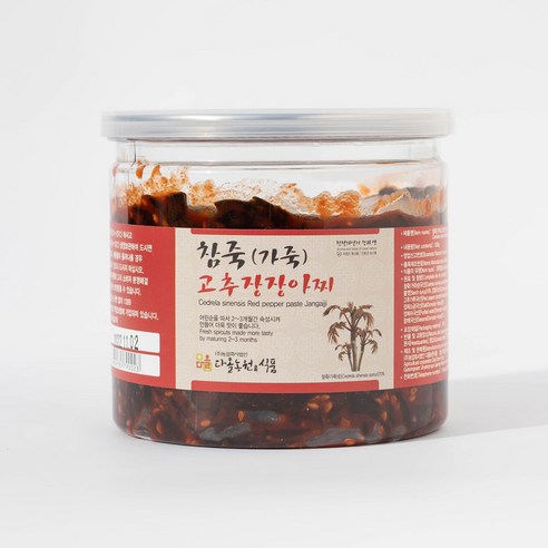 가죽장아찌 경남의령 참죽 새순으로 만든 고추장장아찌, 800g, 1개