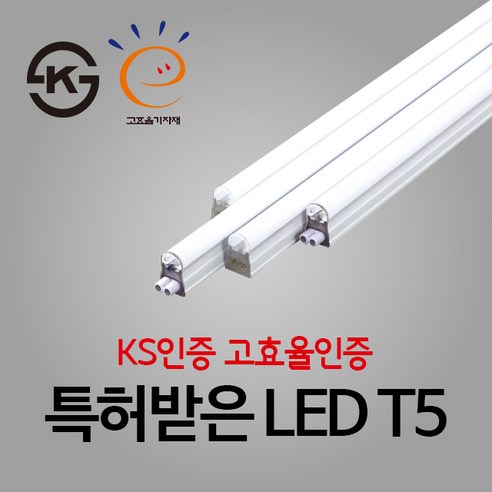 진성전자 Hi Q LED T5 간접조명 300mm 5W, 전구색