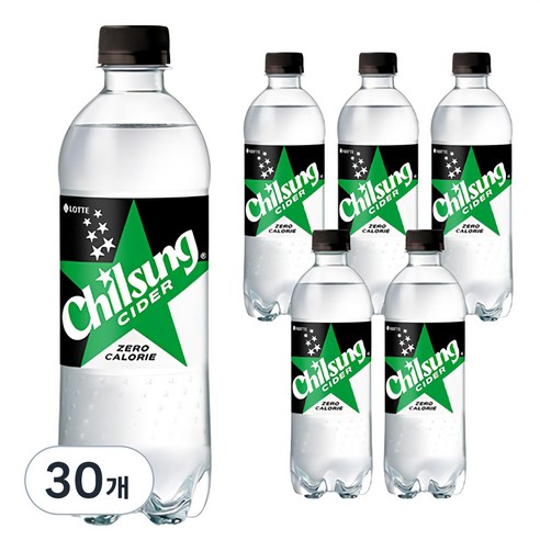 칠성사이다 제로, 500ml, 30개