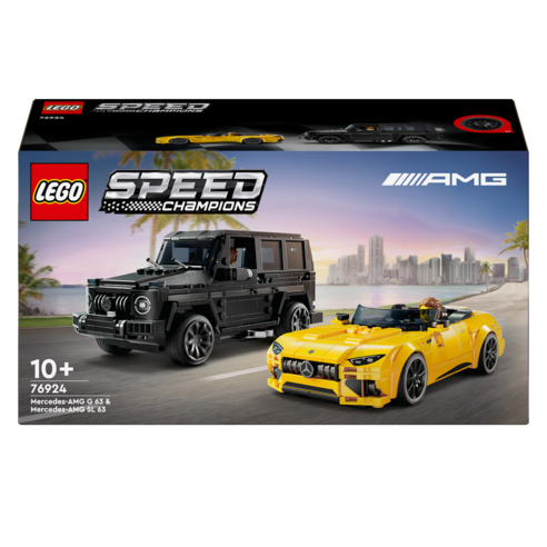 스피드챔피언 레고 Mercedes-AMG G 63 & Mercedes-AMG SL 63 76924, 혼합색상