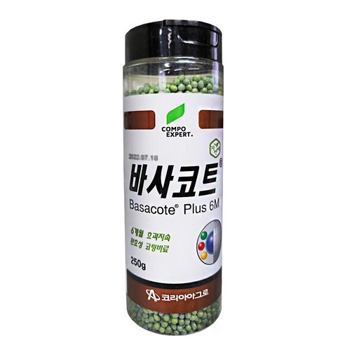 [비료컴퍼니] 바사코트250g / 1kg 6개월 코리아그로 정품 바사코트 가든코트 복합비료 비료 화분비료 화초비료 화분영양제 식물영양제 알비료... 
