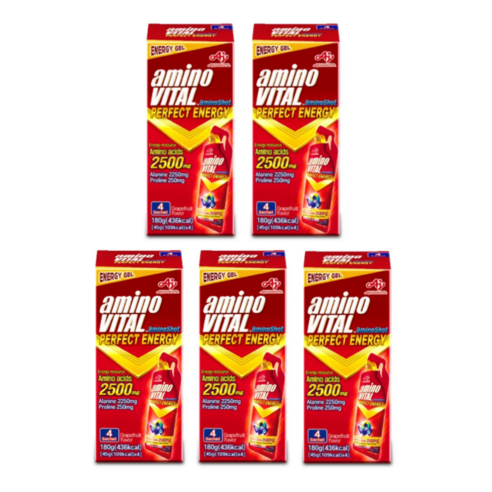 아미노바이탈 파워젤 아미노샷 2500mg 기타헬스보조제, 180g, 5개