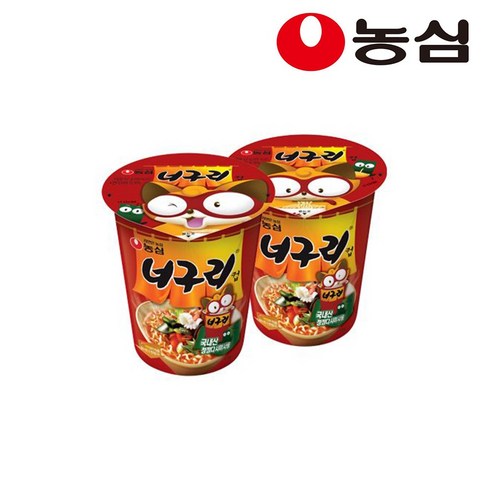 농심 너구리컵 60g×6개, 6개