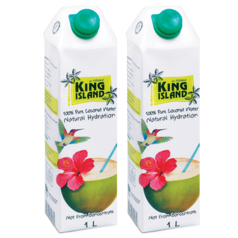 킹아일랜드 코코넛 워터, 1L, 2개