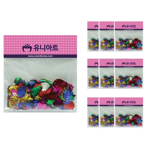 유니아트 1000 스팡클 비즈, 스마일, 10개입
