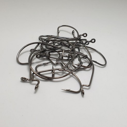 청룡조구 와이드갭 훅 벌크바늘, 40개