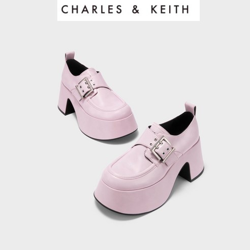 CHARLES&KEITH 찰스앤키스 루비나 버클드 청키 로퍼 구두