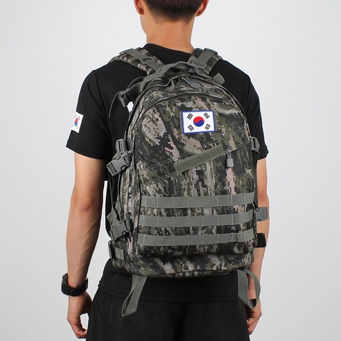 고급 3DAY 백팩 45L 남자 학생 헬스 여행 출타 배낭, 마린