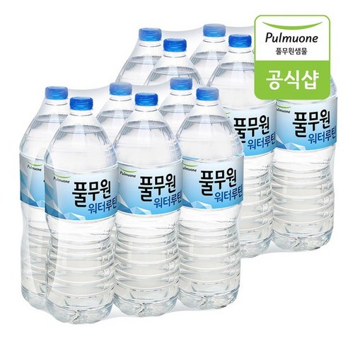 풀무원샘물 워터루틴, 2L, 12개