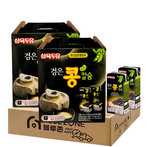 삼육두유 검은콩 칼슘, 190ml, 32개