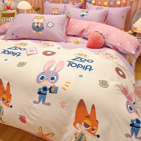 주토피아 순면 어린이 이불커버 3종세트 4종세트 아동, 25.J 미키 컴패니언 디즈니 정품