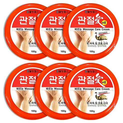 관절애 마사지크림 100g, 1개, 6개