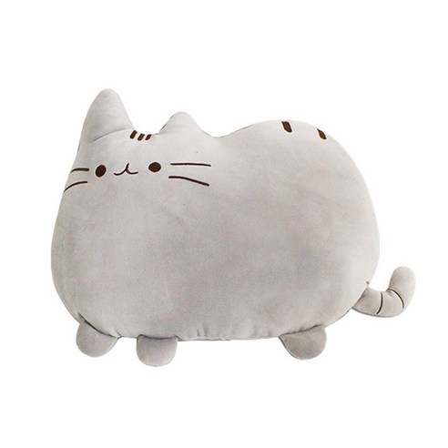 기프트앤돌 대형 고양이쿠션 말랑말랑 미오미오 고양이인형 50cm, 그레이미오