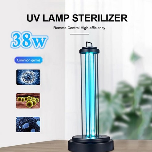 자외선 살균기 소독기 110V/220V 원격 제어 살균 가정 소독 38W UVC 램프 오존 석영 UV 빛, Remote Control, with ozone