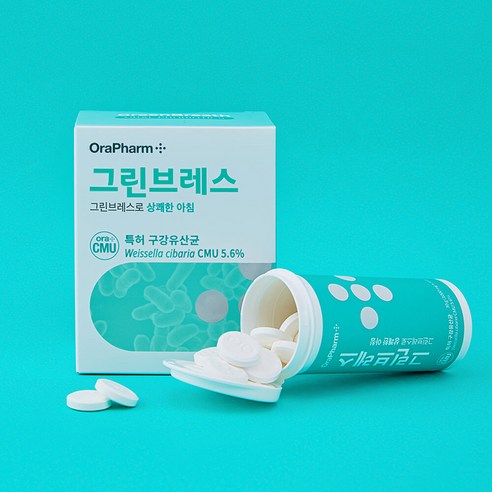 오라팜 그린브레스 구강유산균 1BOX, 30정 x 3개