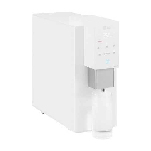 편리하고 세련된 LG 정수기 오브제정수기로 깨끗하고 건강한 물을 마십니다.