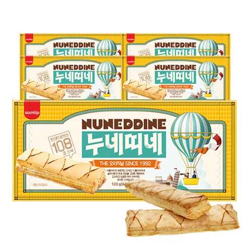 누네띠네 120g x 5박스 세트, 1세트