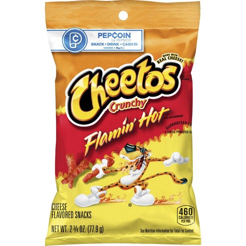 치토스 크런치 플레이밍 핫, 77.9g, 1개