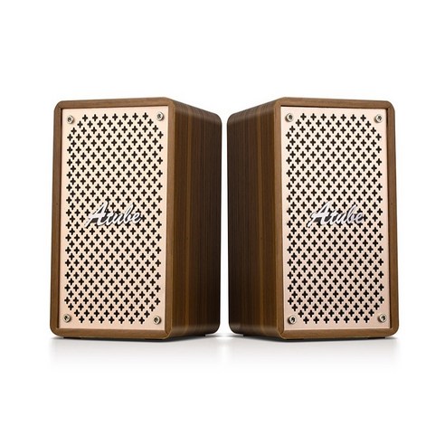 에이튜브 A100U 2채널 북쉘프 USB 노트북 컴퓨터 PC스피커/ 우드