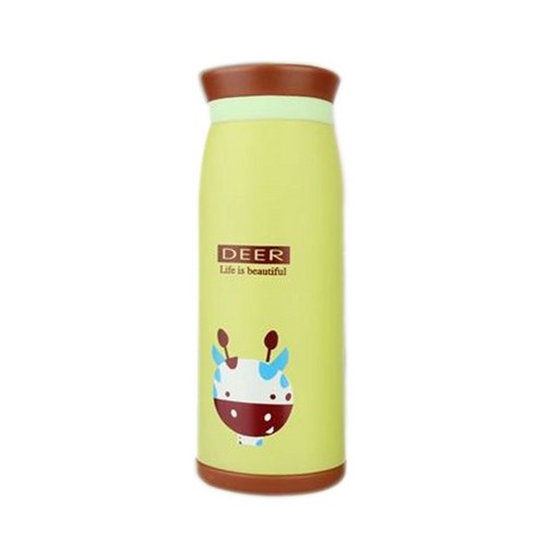 학생 귀여운 만화 동물 스테인레스 스틸 물병 머그잔 진공 컵, type6