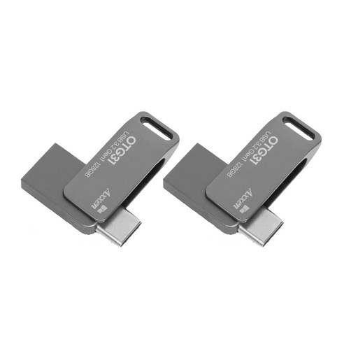 액센 OTG31 가디언 C타입 USB3.2 Gen1 180MB/s 2P 1세트, 128GB, 2개