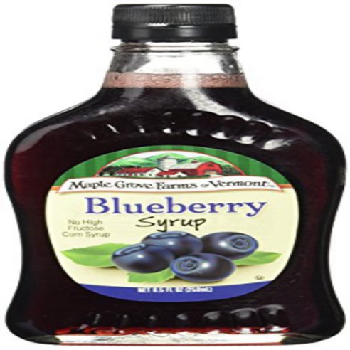 Maple Grove Farms Blueberry Syrup 8.5 Ounce, 1개