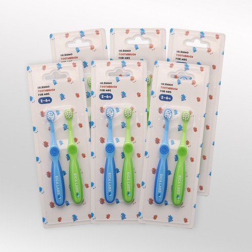 에이카랩스 코뿔소 칫솔로 아이에게 즐거운 양치 습관을 선물하세요!