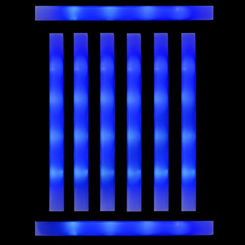 LED 콘서트 파티 응원 클럽 포차 스폰지봉, 8개, 파랑, 1개