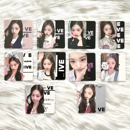 IVE 아이브 장원영 미니1집 Switch 스위치 포카 굿즈 스페셜 포토카드 10장, E