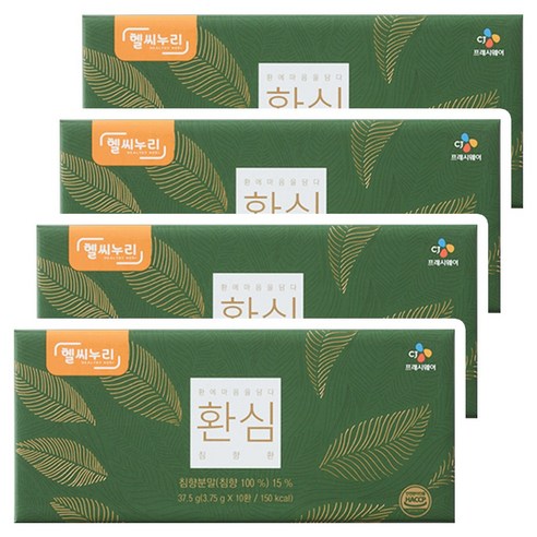 CJ 헬씨누리 침향환 환심 10환 x 4박스, 4개, 37.5g