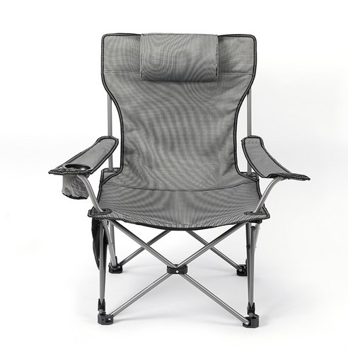 야외 접는 의자 캠핑 의자 비치 의자 안락 의자 휴대용 피크닉 의자 레저 낚시 의자 앉아서 기댈 수 있습니다, 풀 클로스 그레이