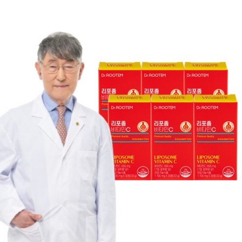 이시형박사 리포좀 비타민c 식약청인증 리포즘비타만 c 리포즘 리포좀공법 리포조말 리포소말 비타민c 비타민 비타민씨, 30정, 6개 - 비타민C... 