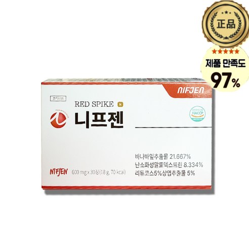 니프젠스파이크프리미엄600mg 니프젠당뇨약 니프젠스파이크프리미엄30000mg 니프젠당뇨 리프젠 식후혈당 혈당스파이크 바나바잎 혈당케어, 30정, 1박스