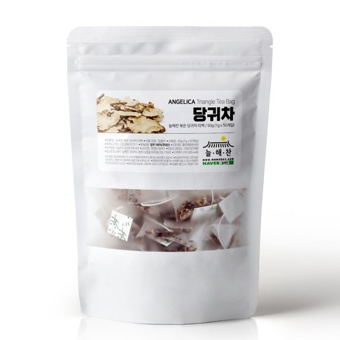 늘해찬 볶은 국산 당귀차 티백 삼각티백 대용량, 50개, 50g, 1개, 50개입