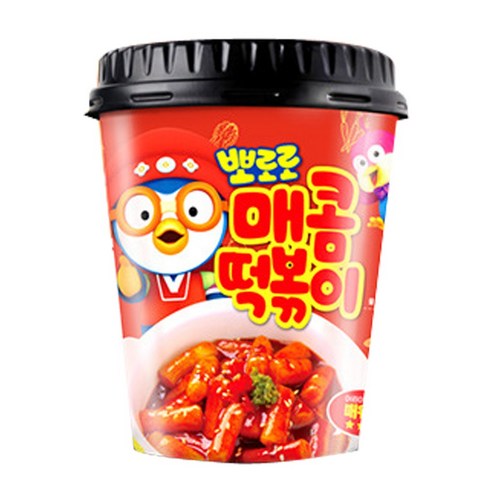 [뽀로로] 매콤 떡복이, 120g, 5개