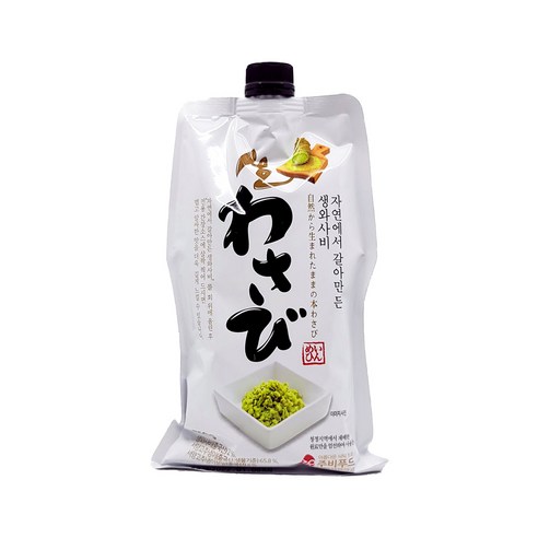 주비푸드 냉장 자연에서 갈아만든 생와사비 750g, 단품