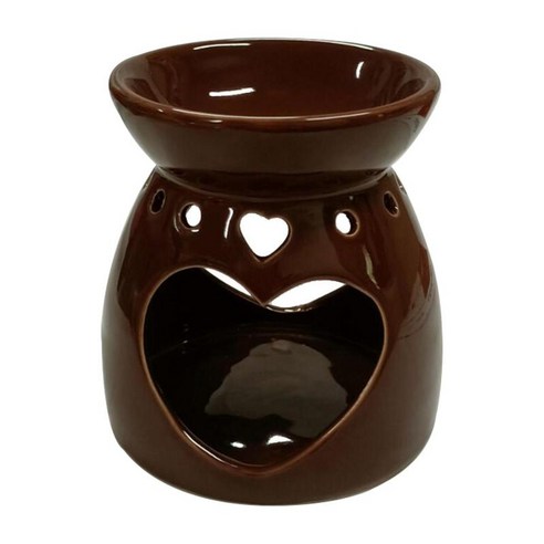 에센셜 오일 버너 Tealight 홀더 웨딩 홈 요가 장식을 위한 세라믹 아로마 디퓨저, 커피