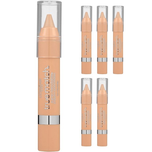 로레알파리 트루 매치 크레용 컨실러, Fair/Light Neutral, 6개