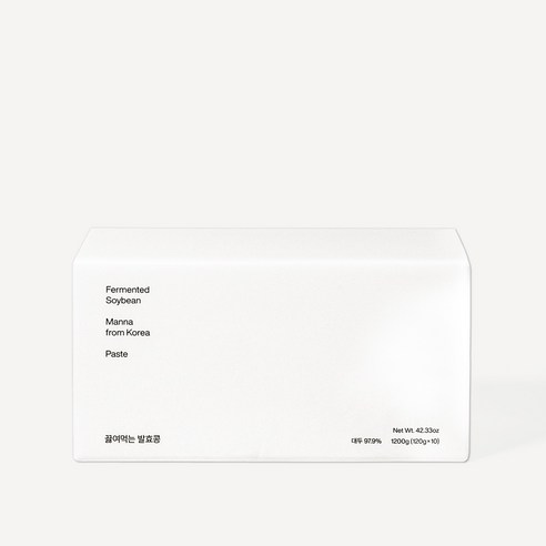 와이즐리 끓여먹는 발효콩 120gX10개 / 국내산 저염 청국장 냄새없이 구수한 찌개용청국장 이계호교수 한국장, 30개, 120g