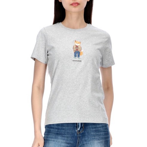 [메종키츠네] 드레스드 폭스 LW00112KJ0008 H120 반팔 티셔츠