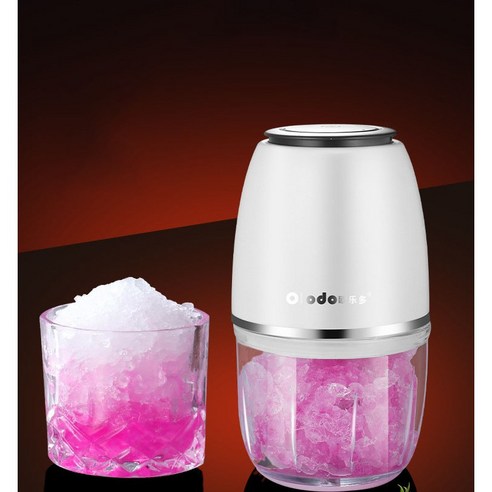 빙수 기계 가정용 소형 분쇄 얼음 기계 양 얼음, 흰색, 1개
