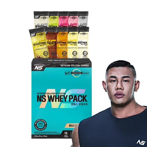 NS포대유청 WPC 스틱 멀티팩 단백질보충제 프로틴쉐이크, 250g, 1박스