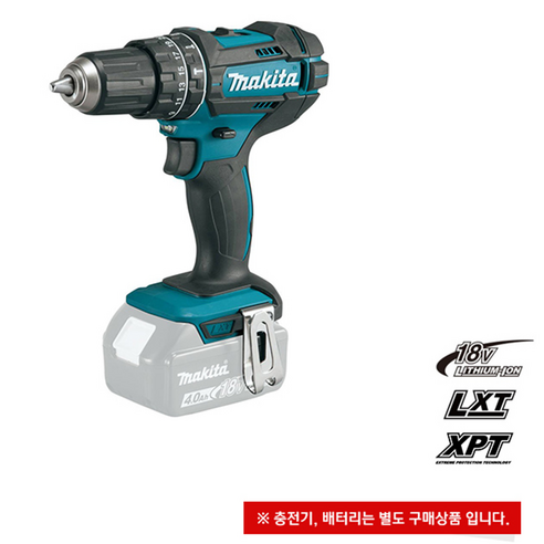 충전임팩드릴 드라이버 마끼다 DHP482Z 18V 충전함마드릴 본체(밧데리 별도 ) 13mm, 2개, 본품(배터리없음)