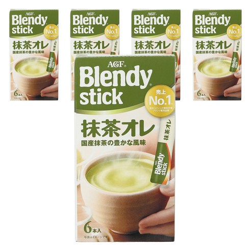 블랜디 스틱 말차 오레, 5개, 10g, 6개입