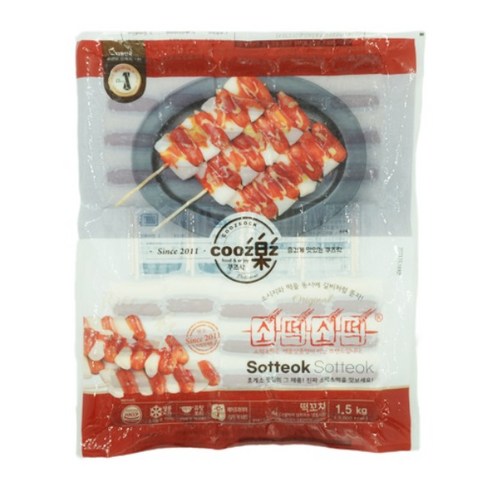 쿠즈락 소떡소떡 1.5kg(150gX10개)X10팩