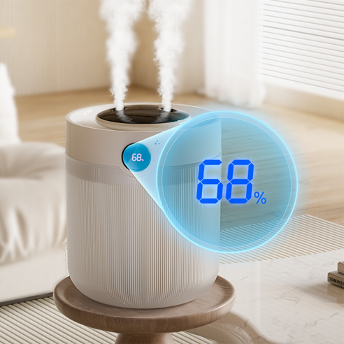 2리터 대용량, 저소음, 듀얼 포그, 자동 습도 조절, 편리함과 쾌적함을 모두 갖춘 가성비 가습기