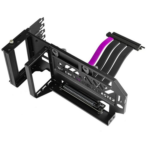 고사양 Cooler Master MasterAccessory 수직 GPU 카드 홀더 키트 V3 검정 프리미엄 라이저 케이블 PCI-E 4.0 x16-165mm PCIe 3.0 호환, [04] 200mm V2 블랙, [03] 라이저 케이블 PCI-E 4.0